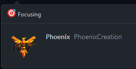 Github profile card for phoenix_creation